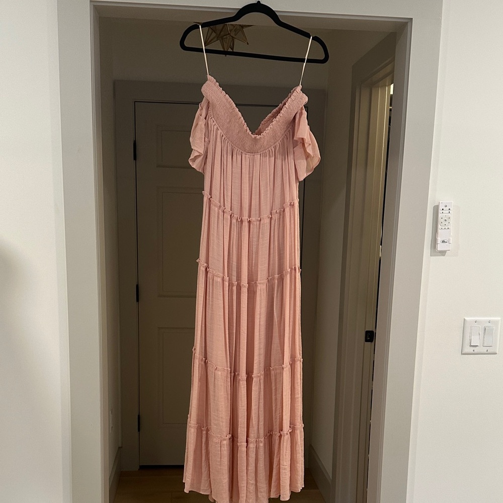 JODIFL Blush Maxi Dress